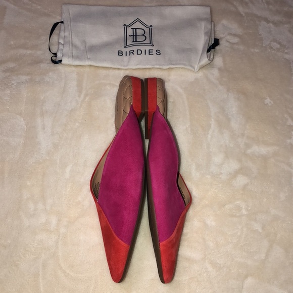 Birdie’s The Swan mules, sangria purple & orange. Women’s size 7.5. GUC! - Picture 4 of 5
